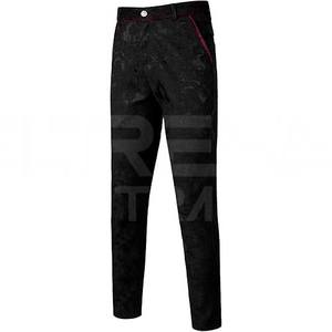 Pantalon décontracté slim pour homme en cuir 100% de haute qualité, coupe droite, taille mi-haute, léger, vente en gros - Product Image 2