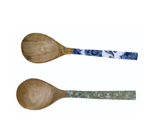 Cuillère en bois Logo personnalisé imprimé Restaurant écologique réutilisable Article décoratif Ensemble de cuillères en bois - Product Image 1