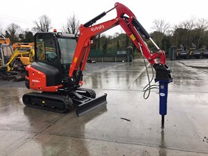 Kubota รถขุดเครื่องยนต์ ce/epa Kubota 1.2ตัน1.8ตันเครื่องจักรกลขนาดเล็กรถขุดตีนตะขาบทางการเกษตร - Product Image 2