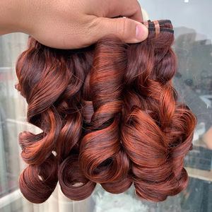 วิกผมคนแบบม้วนผมเด้งดึ๋งแบบคลื่นหรูหราจากเวียดนาม - Product Image 1