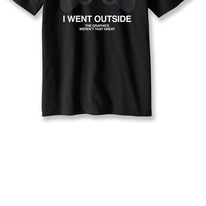 เสื้อยืดคอวีแขนสั้นผ้าฝ้ายเจอร์ซีย์พิมพ์ลายกราฟิกคอนโทรลเลอร์เกมทรงปกติสำหรับผู้ชายแบบขายส่งตามสั่ง - Product Image 6