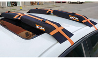 Tapis universel de toit souple pour kayak, planche de surf, canoë, planche à pagaie, avec sangles d'arrimage réglables et stables.