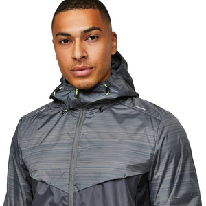 Chaquetas Cortavientos Ligeras de Color Gris Personalizadas en Oferta, Chaquetas Impermeables para Hombre para Actividades al Aire Libre - Product Image 4