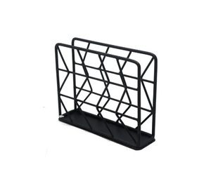 Servilletero negro Diseño de mariposa Decoración de mesa Servilletero Soporte de servilleta de calidad premium para proveedores mayoristas - Product Image 3