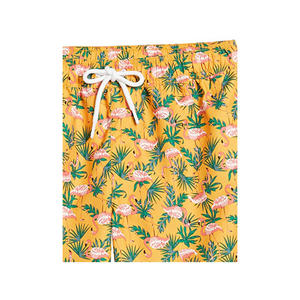 <b>Men's</b> Casual Summer Quick Dry Surf Beach <b>Shorts</b> Custom <b>Patterns</b> Anti-Wrinkle Canvas <b>Swim</b> Trunk Washed Decoration Wholesale - Product Image 5