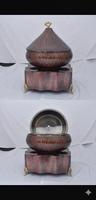 Chauffe-Plat de Luxe en Acier Inoxydable pour Buffet, Réchaud Alimentaire avec Couvercle Alvéolé, Étanche et Écologique, pour Extérieur (à Gaz)