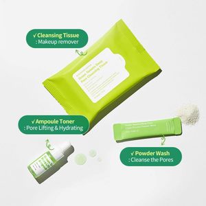 SUNGBOON EDITOR Kit de voyage à la tomate verte Soin de la peau coréen Nettoyant pour pores de la peau hydratant la peau Lifting des pores Crème solaire - Product Image 3
