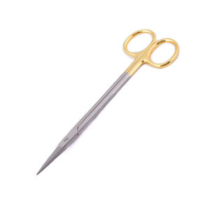 Customized 115 mm 4.12\" <b>Left</b> <b>Handed</b> Iris <b>Scissors</b> Delicate Pattern Sharp Stainless Steel Blade for Surgery Room - Product Image 3