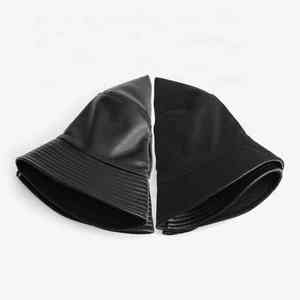 Custom Best Quality Wholesale High Quality New Design <b>Bucket</b> <b>Hat</b> With Piping Blank Leather <b>Bucket</b> <b>Hats</b> - Product Image 4