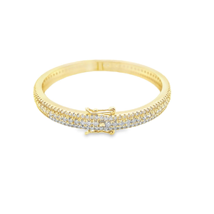 Bracelet en diamant naturel fabriqué en or 14kt pour bijoux de mariage disponibles à la vente en gros de l'Inde - Product Image 3