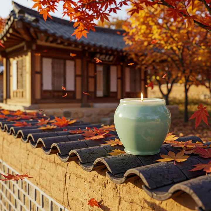 New Design Home Decorative Celadon Ceramic Pot Scented Candles Unique design