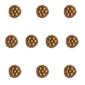 Parches Bordados a Mano con Cuentas Doradas de Cobre, Alambre de Dabka, Broches Personalizados de Alta Calidad, Servicio OEM, Marca UB, 20 Pares - Product Image 1
