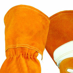Haute exigence meilleure vente gants de soudage en cuir de sécurité de qualité supérieure résistance à la chaleur en gros conçu avec un prix raisonnable - Product Image 5