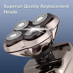 12 Cuchillas de Repuesto para Afeitadora Eléctrica, Cabezales de Afeitado de Triple Cuchilla para un Afeitado Facial Super Cercano - Product Image 2