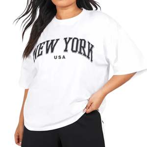 Vente en gros T-Shirt grande qualité Streetwear surdimensionné mode femmes confortable coton tissu doux respirant - Product Image 2