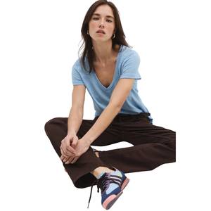 Camiseta de Cuello Redondo Regular para Mujer, Estilo Casual, 100% Algodón, Transpirable y Ligera, Tallas XS y XXS, Manga Larga, para Verano - Product Image 4