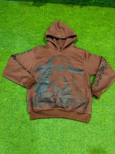Conjunto Deportivo de Dos Piezas para Hombre, con Capucha y Estampado, Corte Regular, Talla Grande, Informal, para Entrenamiento, 100% Algodón, Transpirable - Product Image 2