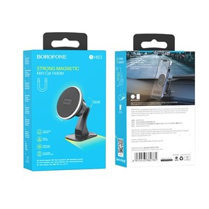 <span class=keywords><strong>BOROFONE</strong></span> BH63 Soporte magnético para teléfono celular para automóvil ABS Cuna magnética Consola central Soporte de montaje para teléfono celular - Product Image 6