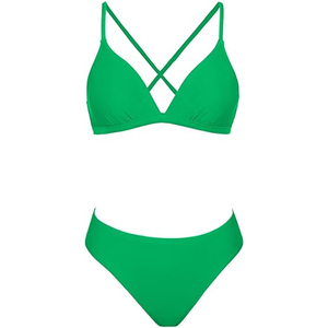 Calidad Premium tendencia moda fábrica tasa logotipo privado mujeres transpirable 2 piezas traje de baño Bikini ropa de playa - Product Image 5