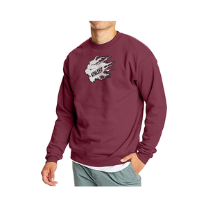 Sweat-shirts à col rond sur mesure Logo personnalisé Conception Hoodies Broderie Bouffante Impression Pull Over Sweat Shirt - Product Image 1