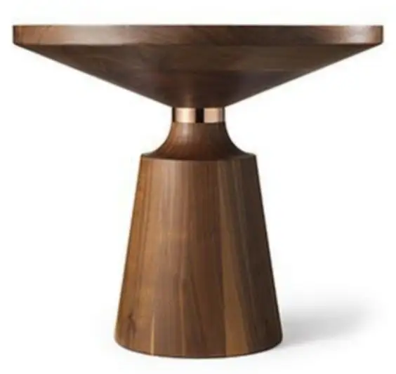 Table d'appoint en bois au design américain pour la décoration intérieure décoration du salon table basse et d'appoint en bois de haute qualité