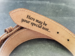 เข็มขัดหนังแท้หัวเข็มขัดโลหะออกแบบได้ตามต้องการสำหรับผู้ชายเข็มขัดหนังแท้ PU คุณภาพสูงสวมใส่ไปงานปาร์ตี้แบบลำลองจากอินเดีย - Product Image 5