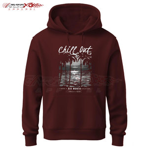 Sweat à capuche pour hommes imprimé Basics avec illustration créative sur le devant et poignets côtelés pour un sweat à capuche imprimé graphique élégant pour hommes - Product Image 1