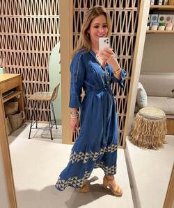 2025 bohème Chic gitane tenue décontractée à la main broderie dentelle décoration grande taille été plage porter tendance 6XL taille - Product Image 2