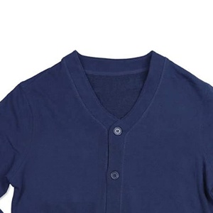 Cárdigans Unisex de Alta Calidad en Lana/Acrílico, Cuello en V, Estilo Universitario, Suéteres Tejidos con Botones, Diseño Elegante con Parches - Product Image 2