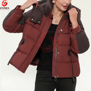 Fashionable Best Selling <b>Women's</b> <b>Short</b> Waterproof Quick Dry Keep Warm Long <b>Sleeve</b> Full Zip Puffer <b>Jacket</b> New Arrival - Product Image 4