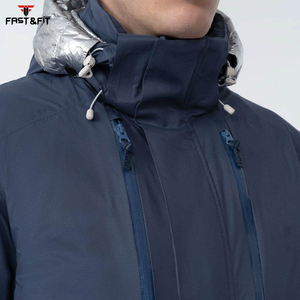 Chaqueta cortavientos para hombre de deporte al aire libre al por mayor, chaqueta de esquí impermeable de montaña con logotipo personalizado - Product Image 4