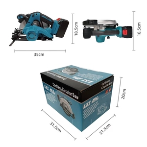 Machine de découpe <span class=keywords><strong>manuelle</strong></span> à grande vitesse pour métal et bois à angle de 45 degrés, <span class=keywords><strong>scie</strong></span> <span class=keywords><strong>circulaire</strong></span> miniature électrique sans fil - Product Image 6