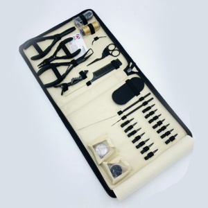 Custom Branding 26/27 Ultimate <b>Micro</b> Links Hair <b>Extension</b> Toolkit-Premium Steel Pliers Perfect Results Black Customizable - Product Image 2