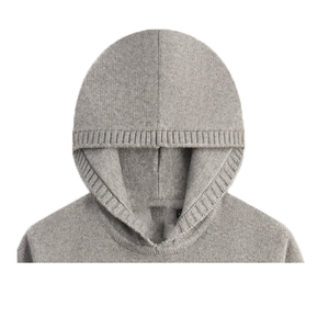 Robe sweat-shirt d'hiver en molleton 100% coton pour femme, personnalisée, écologique, respirante, coupe-vent, logo embossé sur le devant, broderie - Product Image 2