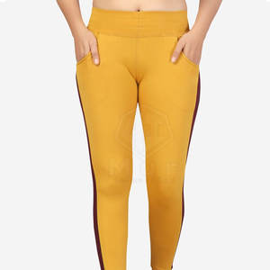 Leggings pour femmes taille haute 100% coton imprimés personnalisés Style décontracté respirant avec logo Prix d'usine! - Product Image 1