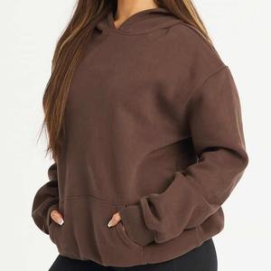 Prix de gros survêtement personnalisé pour femmes sweat à capuche personnalisé pour femmes longue qualité délavée à l'acide - Product Image 1