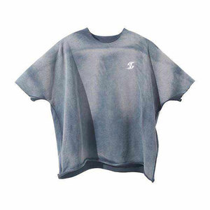 Camiseta con efecto acid wash en venta en línea, camiseta de talla grande para adultos, uso diario, camiseta con efecto acid wash - Product Image 1