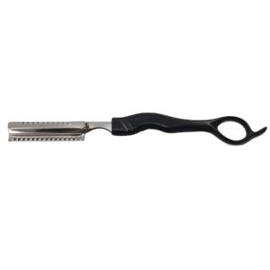 Rasoirs professionnels pour cheveux avec manche en acier Peigne de coiffeur pour amincir et raser l'outil de beauté - Product Image 1