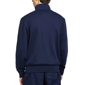 Best Selling <b>Men's</b> Casual Winter Long Sleeve <b>Quarter</b> <b>Zip</b> <b>Fleece</b> Sweatshirts Embroidered with Ribbed Cuff Bottom Latest Style - Product Image 3