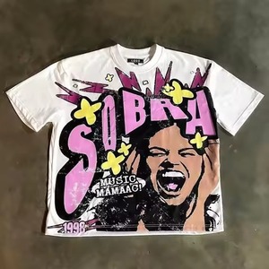 Camiseta personalizada para hombre para el verano 100% algodón impreso diseño 3D técnica de sublimación tela de punto de talla grande informal con logotipo - Product Image 2