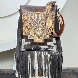 Bolsos Cruzados de Diseño Nuevo y Moderno, Bolsos de Mensajero de Hombro con Flecos de Cuero Hechos a Mano de Alta Calidad, Bolsos de Mano y Carteras de Lujo para Mujer - Product Image 1