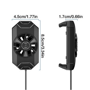 Ventilatore Portatile Ricaricabile per Cellulare, Funzionamento Silenzioso, Radiatore - Product Image 3
