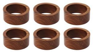 2022 haute vente à la main en bois ronds de serviette nouveau Design porte-serviettes en bois mariages fêtes en gros anneaux de tissu Table - Product Image 2