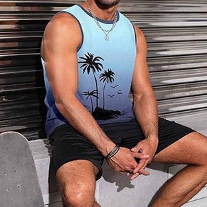 Camisetas sin mangas transpirables de estilo Vintage para hombre personalizadas subidas por Dress Sports - Product Image 5