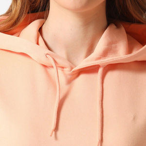 Vente en gros Vêtements décontractés pour femmes, sweats à capuche de couleur personnalisée, hauts à manches longues, pull à capuche avec cordon de serrage, avec poches pour femmes - Product Image 6