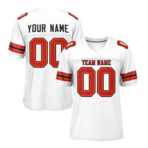 Service OEM 100% polyester à bas prix à vendre maillot de football américain de sublimation Logo personnalisé pour hommes bonne haute qualité - Product Image 6
