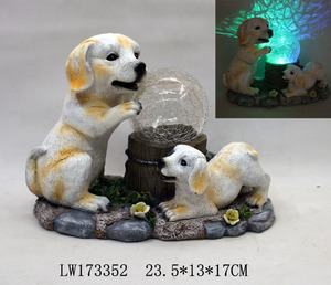 รูปปั้นสุนัขตกแต่งสวนพลังงานแสงอาทิตย์ ลดราคาพิเศษ ของตกแต่งสวนกลางแจ้ง รูปปั้นลูกสุนัขทันสมัย ทนทานต่อทุกสภาพอากาศ ของตกแต่งสวนแปลกใหม่ - Product Image 4