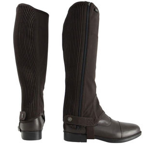 Chaussures d'équitation en cuir véritable de haute qualité, mini-chaps, sangle de cheville, sangle de selle, chaps d'équitation - Product Image 3