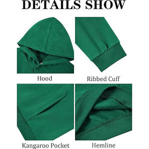 Hanes EcoSmart เสื้อกันหนาวมีฮู้ดผ้าฟลีซแบบสวมหัวมีฮู้ดสำหรับผู้ชาย - Product Image 2