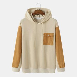 Sudadera con Capucha de Felpa Francesa de Alta Calidad, Bordado de Chenilla, Parche de Chenilla Personalizado, Sudaderas con Bordado de Chenilla para Hombre - Product Image 1
